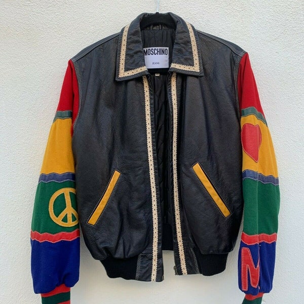 Vintage Moschino Leather Jacket