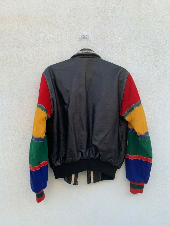 Vintage Moschino Leather Jacket - Etsy Vintage Moschino Leather Jacket - Etsy