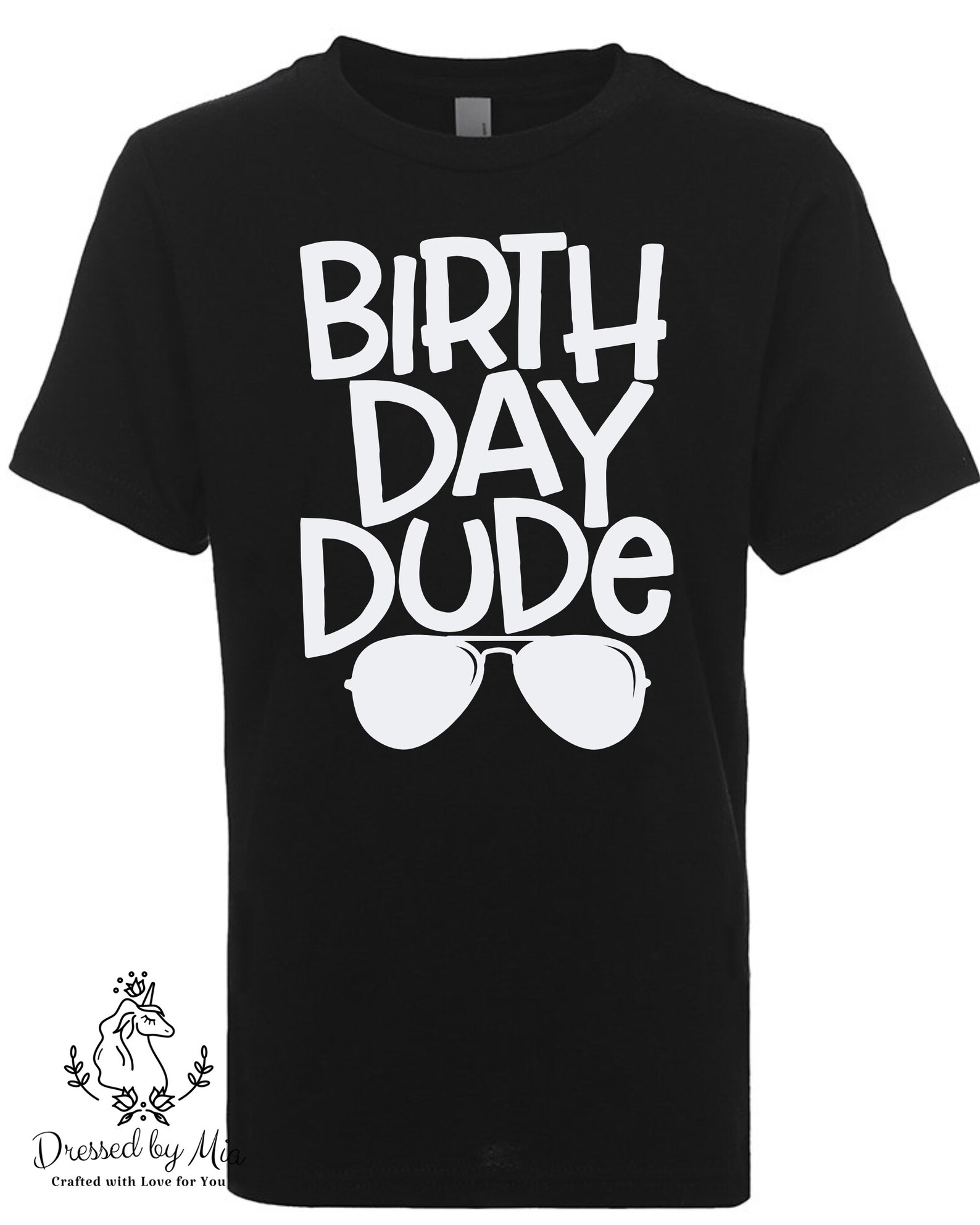 Birthday Dude Boys Shirt, Cool Boys Birthday Shirt, the Birthday Dude