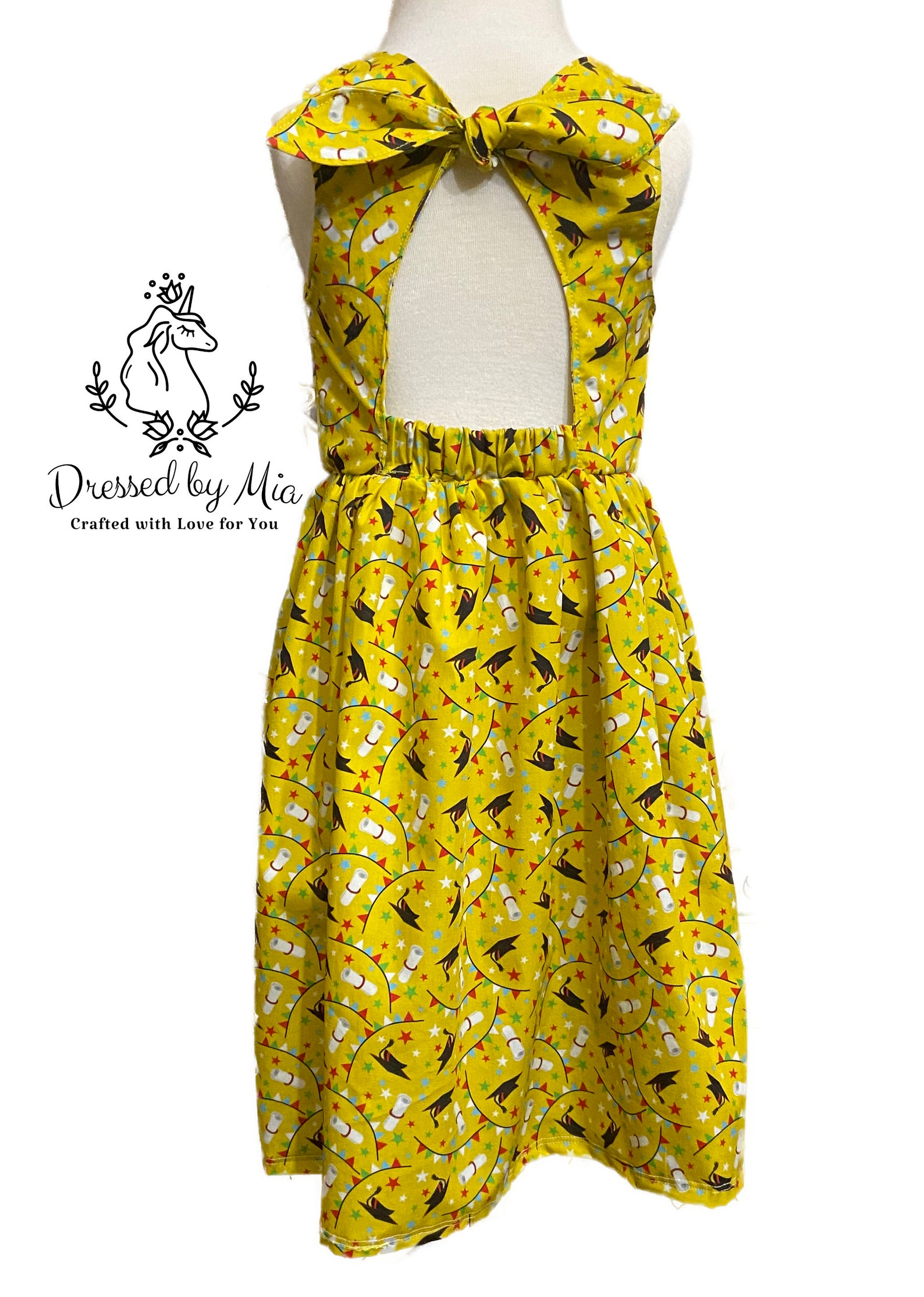 Girls Kindergarten Graduation Dress, Graduation 2023, Kid Graduation