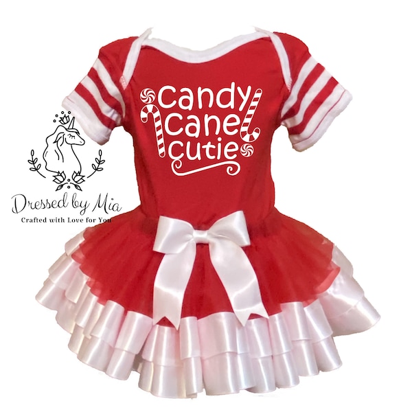 Candy Cane Dress Etsy