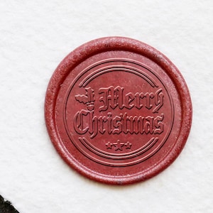 Merry Christmas wax seal Wax, Custom wax Seal Kit, stag wax stamp, sealing wax stamp