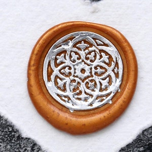 Gothic Pattern  wax seal Wax, Gothic Window Custom wax Seal Kit, wax stamp, sealing wax stamp