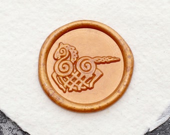 Sleipnir wax seal stamp, Custom Odin's Horse wax Seal Kit, viking horse wax stamp, sealing wax stamp