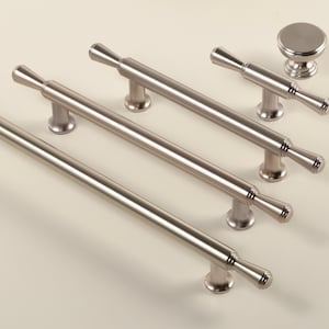 Brushed Nickel Cabinet Handles cupboard drawer Knobs silver Modern Drawer Pulls for Kitchen, Furniture hardware, kitchen hardware pulls