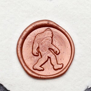 Bigfoot Sasquatch Wachssiegel Stempel, Custom Welsh Dog Butts Wachssiegel Kit, Hochzeitswachsstempel, Siegelwachsstempel