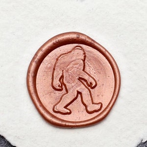 Bigfoot Sasquatch wax seal stamp, Custom Welsh dog butts wax Seal Kit, wedding wax stamp, sealing wax stamp