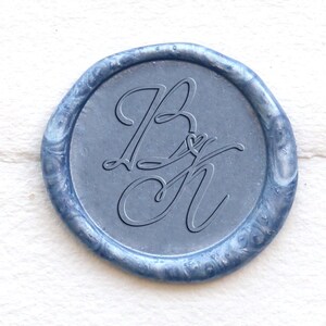 Benutzerdefinierte Initialen Wachssiegel Stempel, Hochzeitswachssiegelstempel, Personalisiertes Wachssiegelkit, Hochzeitseinladung Siegelstempel