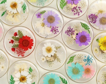 Resin flower drawer knob, dried flower silver edged round cabinet knob, unique knob, decorative flower cupboard knob,flower brass knob