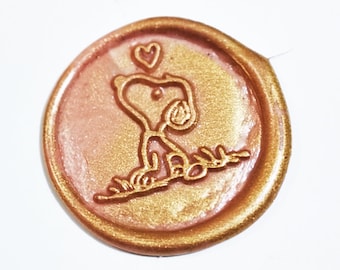 Cartoon Dog wax seal stamp, Custom  dog butts wax Seal Kit, wedding wax stamp, sealing wax stamp