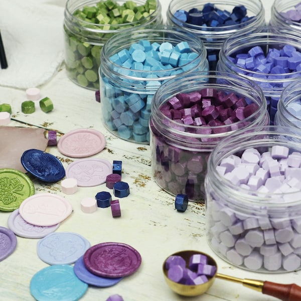 Premium Wax seal beads,60 Colors Premium Wax Beads