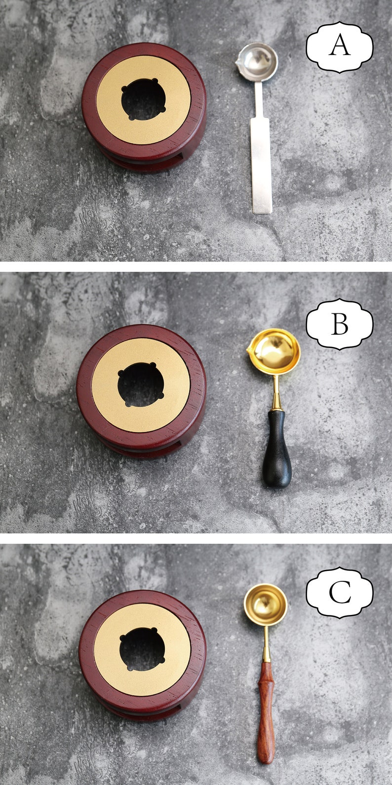 Wax Sealing Melting Stove/wax Melter /wooden Wax Melting Etsy