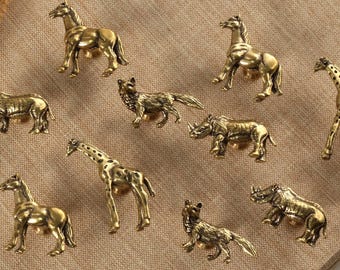 Pomo de cajón con forma de animal de latón, pomo para habitación infantil, pomo de armario con forma de zorro, pomo de mueble de latón, pomo de armario