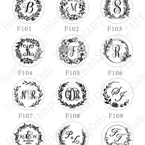 Gepersonaliseerde bruiloft lakzegel stempel met blad laurier, botanische aangepaste lakzegel Kit, bruiloft uitnodiging zegel stempel. initialen lakzegel kit