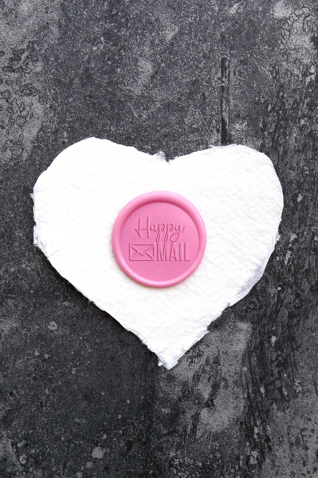 Happy Mail Wax Seal Wax, Custom Wax Seal Kit, Wax Stamp, Sealing Wax