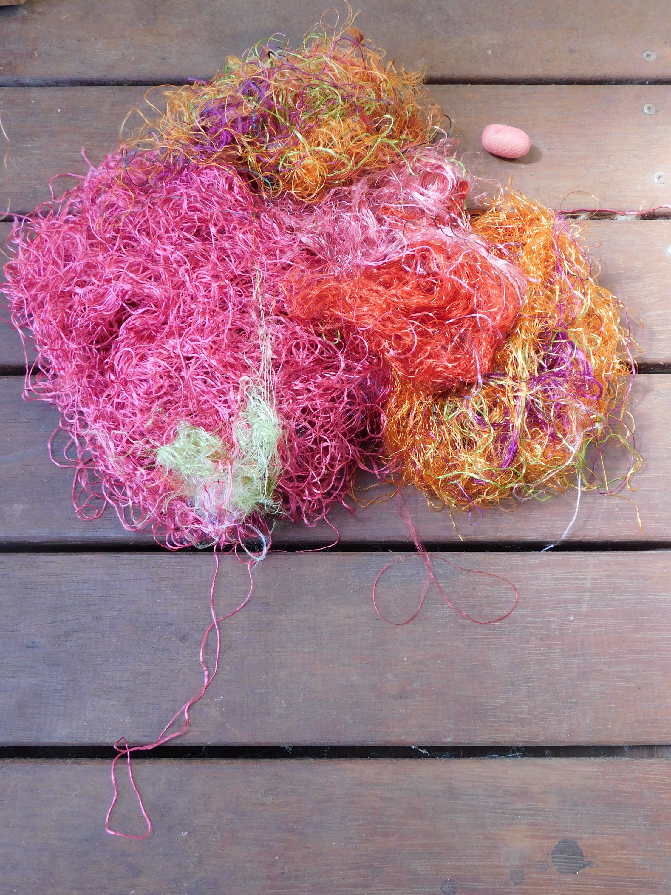 Silk Threads Banana Silk Vegan Silk Threads Mixed Color 50g Etsy