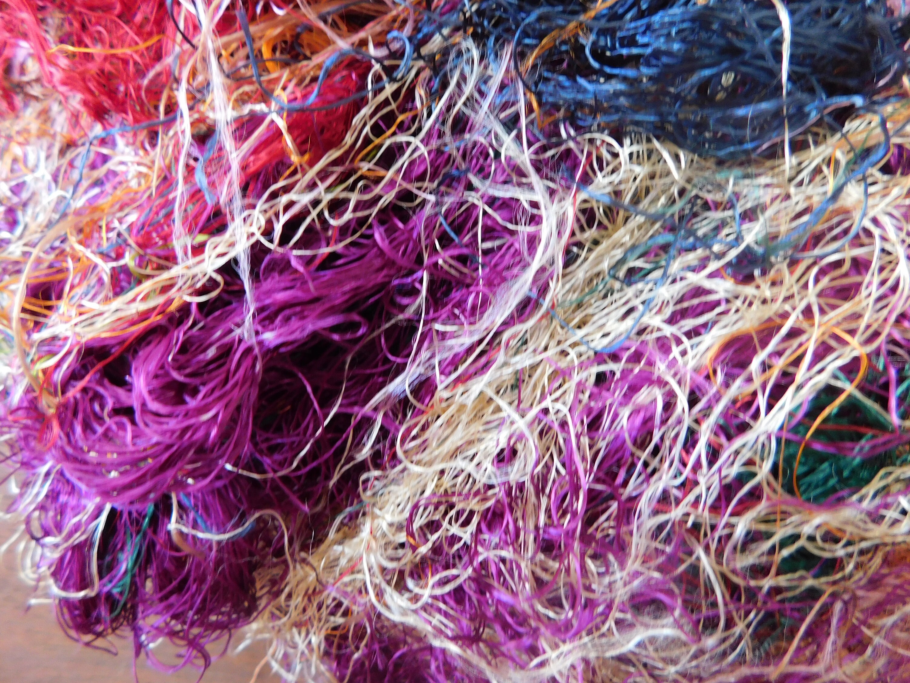 Silk Threads Banana Silk Vegan Silk Threads Mixed Color 50g Etsy