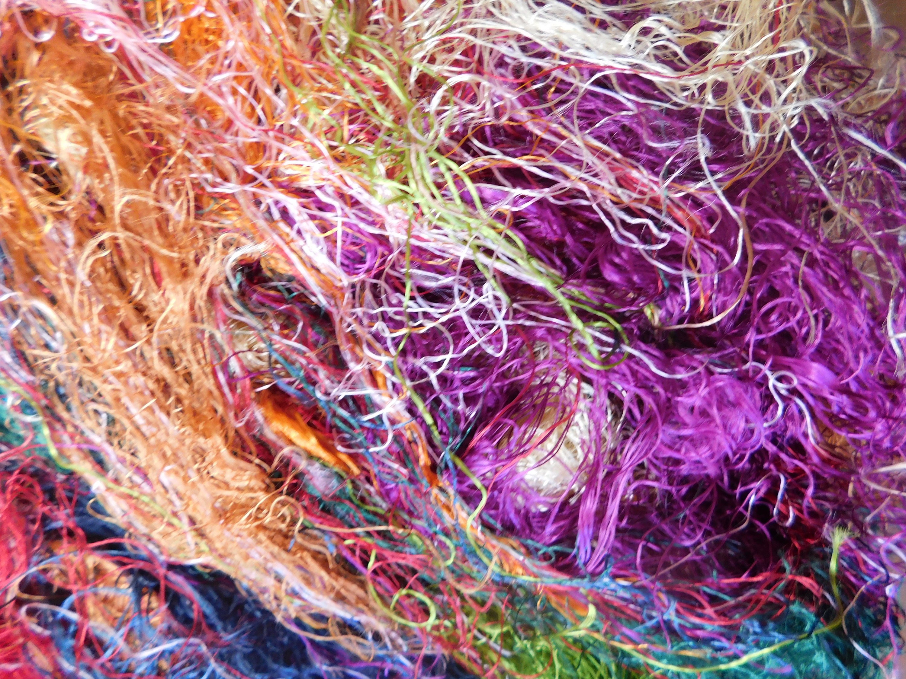 Silk Threads Banana Silk Vegan Silk Threads Mixed Color 50g Etsy