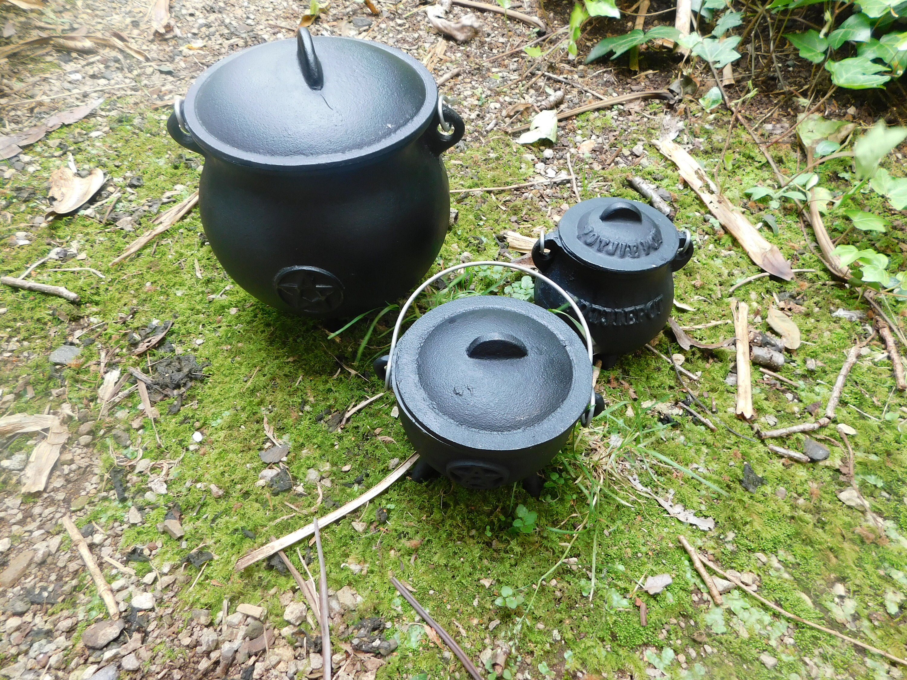 Extra Large Cast Iron Cauldron 3.8kg 20 X19 Cm Cauldron in Etsy Australia