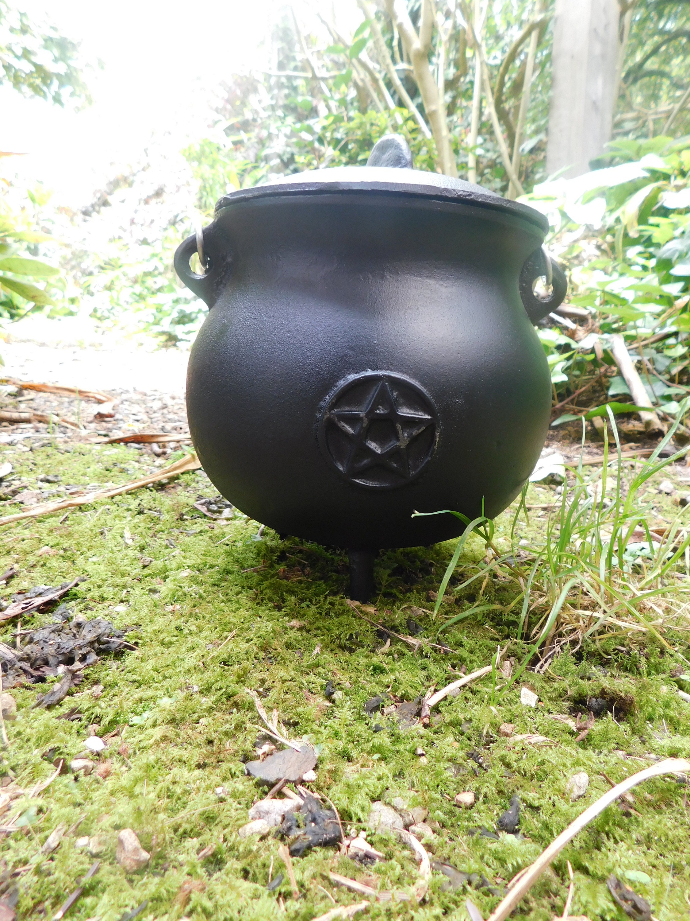 Extra Large Cast Iron Cauldron 3.8kg 20 X19 Cm Cauldron in Etsy Australia