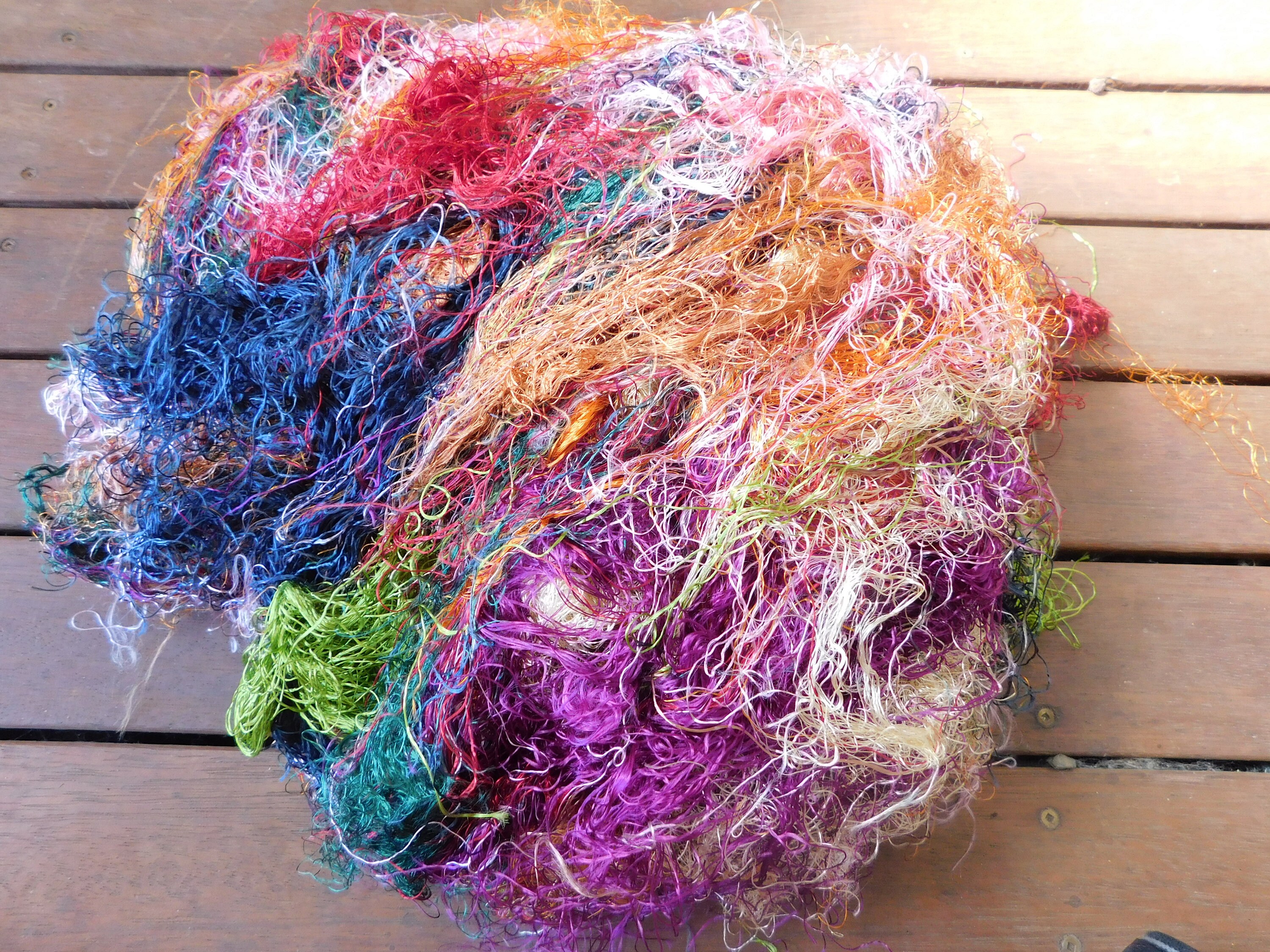 Silk Threads Banana Silk Vegan Silk Threads Mixed Color 50g Etsy