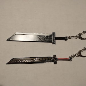 Final fantasy 7 and Advent children sword keychain lot