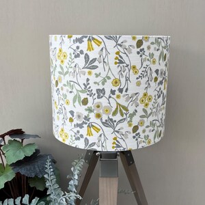 Ashbee | Yellow and Grey | Dainty Flowers Lampshade