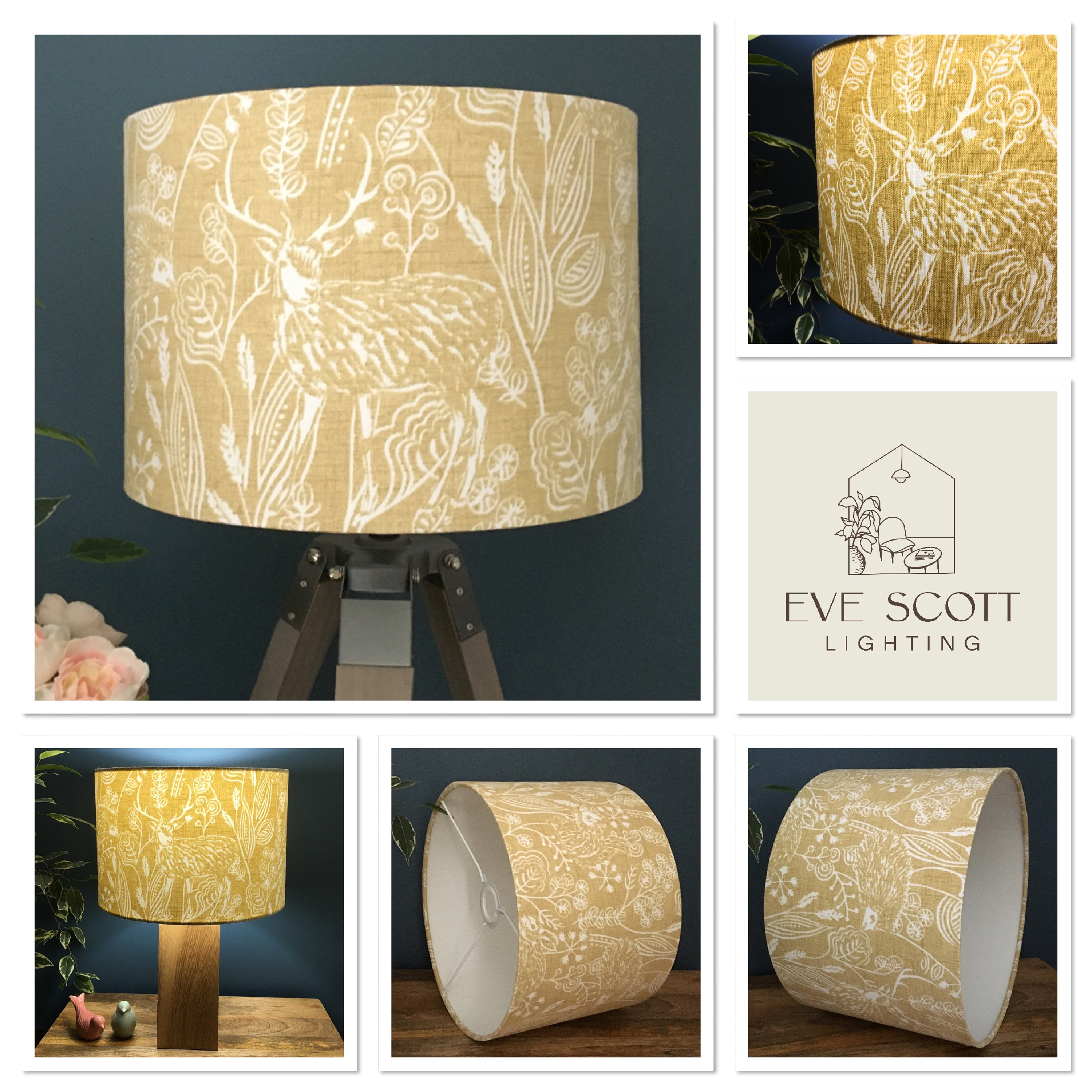 Ochre lamp shade the range deals