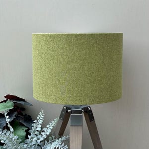 Highlander | Leaf Green | Plain Drum Lampshades