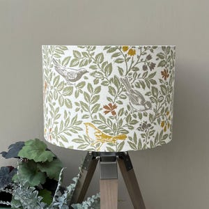 Birdsong Autumn | Multicoloured | Woodland Birds Lampshade
