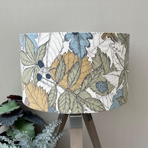 Mercia Summer | Leaf Green and Blue | Woodland Theme Lampshades