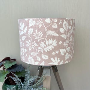 Bellever | Blush Pink | Botanical Leaves Lampshades