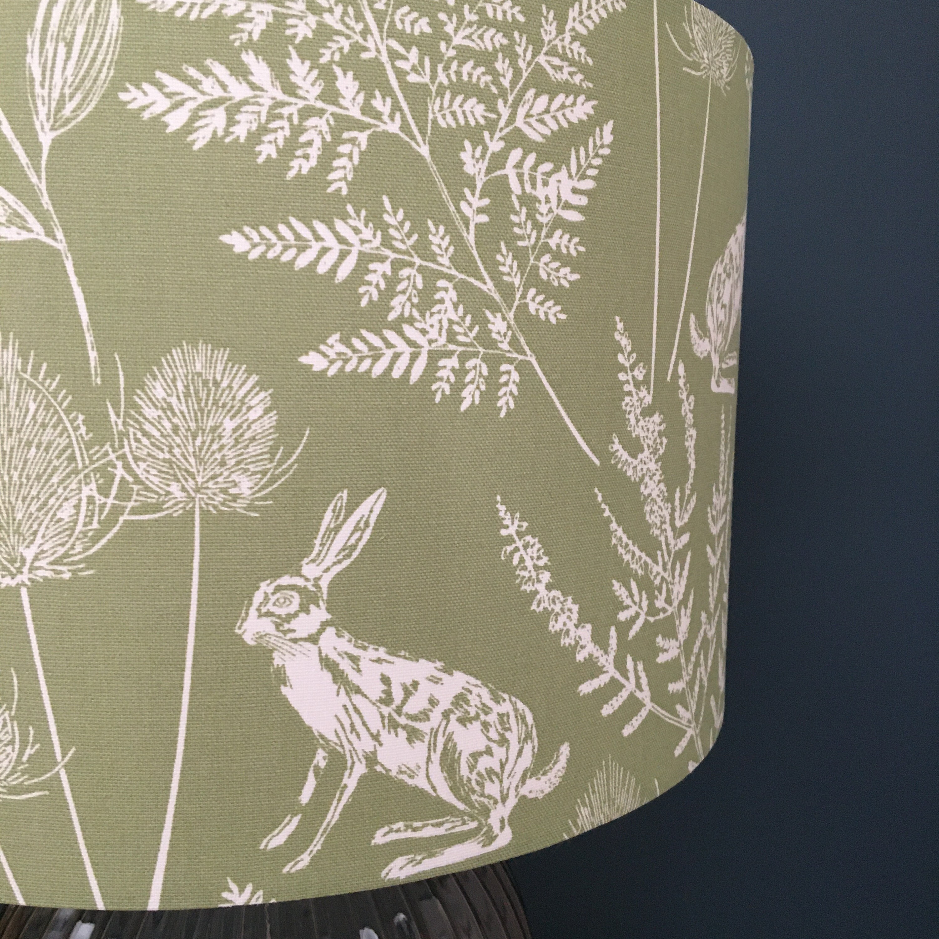 Kielder Hare Sage Green Woodland Animal Lampshade Wildlife