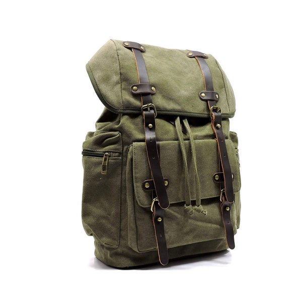 Canvas Rucksack - Etsy