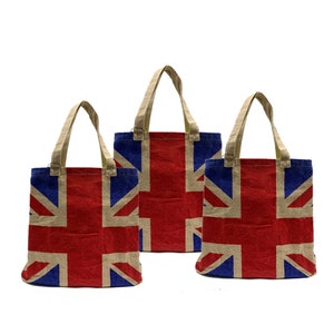 15x15 Canvas Vintage 60's British Punk Style Tote Shoulder Tote Bag UNION JACK FLAG Bag London Tote Bag Britain Tote Bag Flag Tote Bag