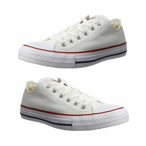 white canvas tennis shoes
