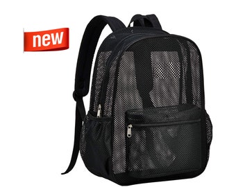 Personalized Mesh Backpack - Etsy