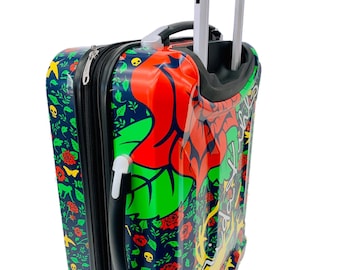 Frida Kahlo "Poinsettias" Flower Spinner Suitcases Tassen & portemonnees Bagage & Reizen Rolkoffers Set of 2 Traveling Luggage 
