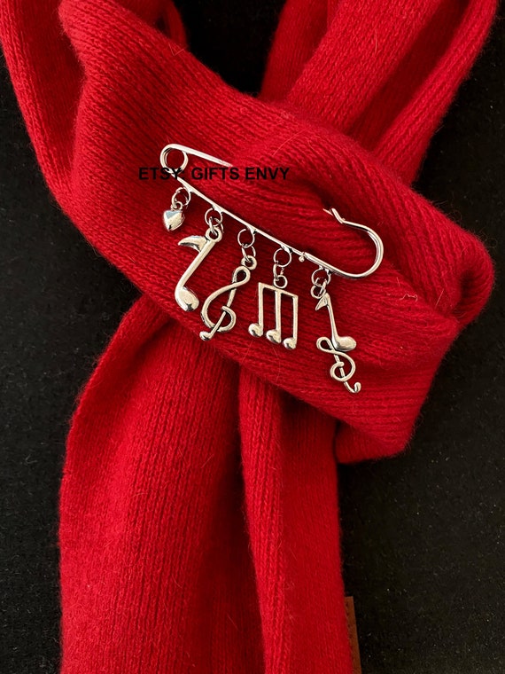 Music Note Charm Dangling Safety Pin Brooch Dog Heart Bone 570x760 hq nude photo Music Note Charm Dangling Safety Pin Brooch Dog Heart Bone