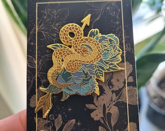 Celestial Snake Enamel Pin