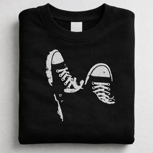 Sneaker Embroidery Design, Converse Style Shoes Embroidery File, Urban Streetwear Machine Embroidery, Sneakerhead Embroidery Design image 6