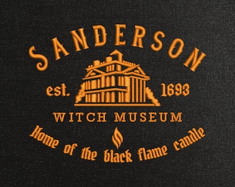 Sanderson Museum Mashine Embroidery Design - Sanderson Museum Halloween Embroidery Files - 7 sizes - Instant download