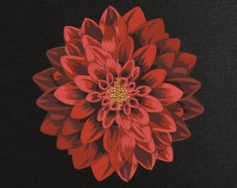 Dahlia Flower Machine Embroidery Design - Dahlia Flower Embroidery Files - 8 Sizes - Instant Download