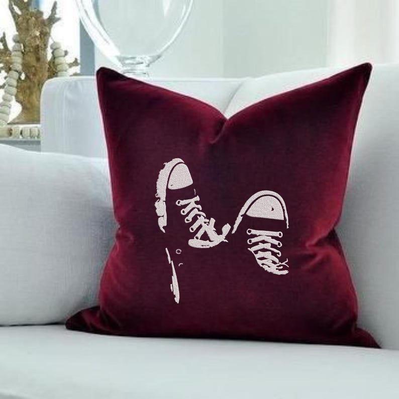Sneaker Embroidery Design, Converse Style Shoes Embroidery File, Urban Streetwear Machine Embroidery, Sneakerhead Embroidery Design image 14