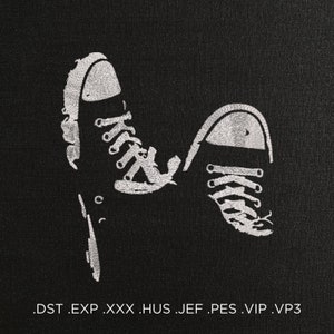 Sneakers Machine Embroidery Design - 5 sizes