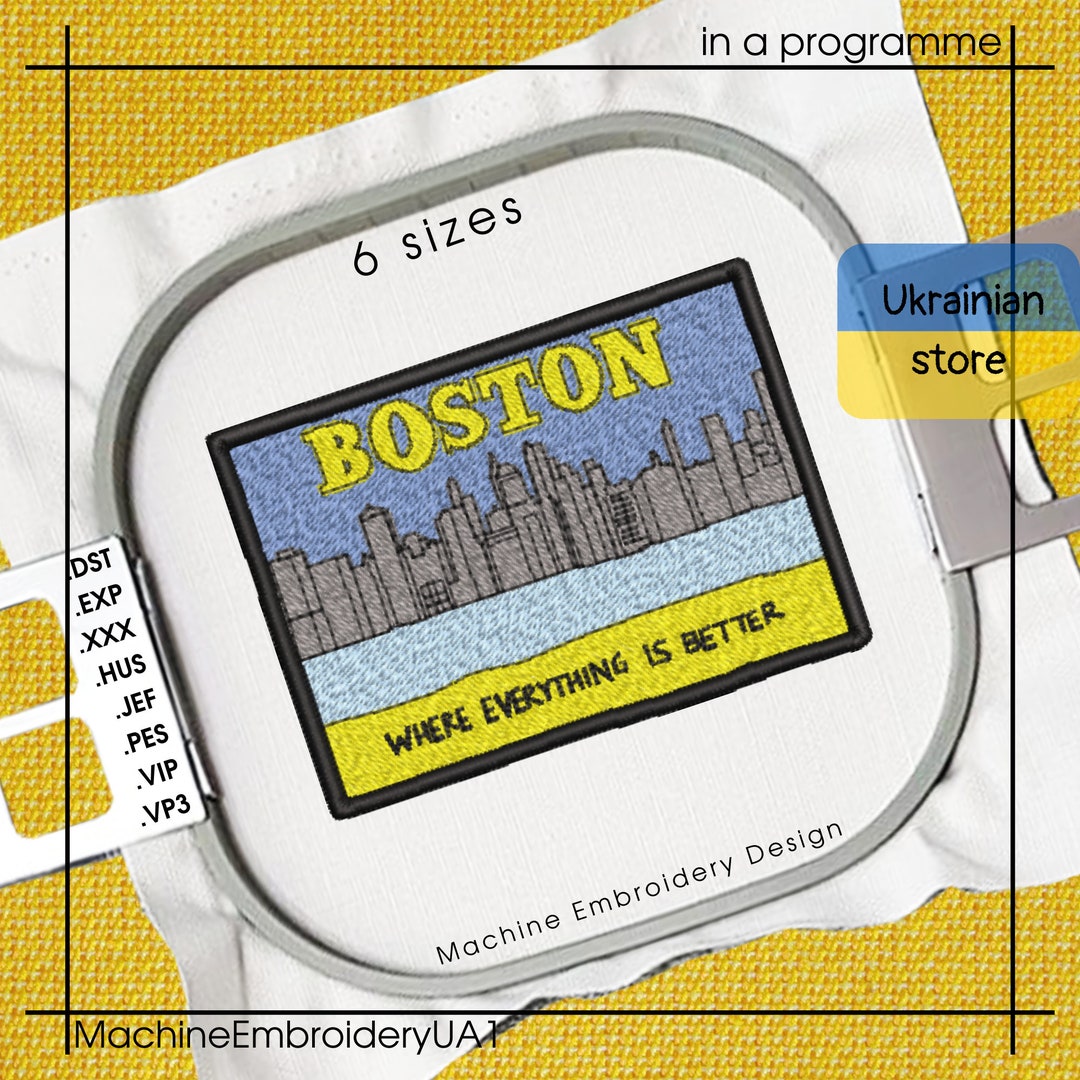 Boston Machine Embroidery Design Best in Boston Embroidery Files 6