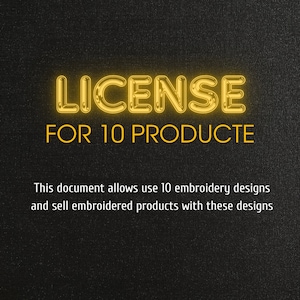 LICENSE for 10 products