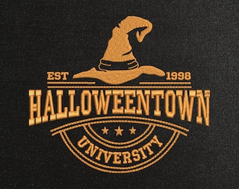Halloweentown University Mashine Embroidery Design - Halloween Embroidery Files - 7 sizes - Instant download