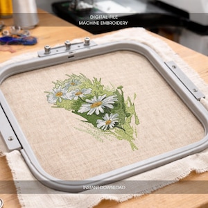 Stickmuster „Feldblumen & Gänseblümchen“