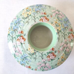 Rare! Shelley Melody Centrepiece. Chintz. Green Line. Pattern 8909. image 6